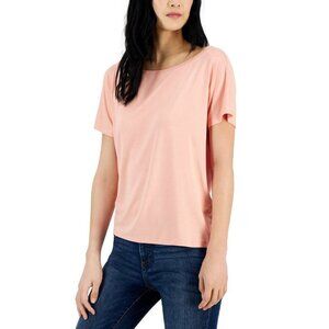 I.N.C. INTERNATIONAL CONCEPTS Women's Dolman-Sleeve Top in Creamy Peach …